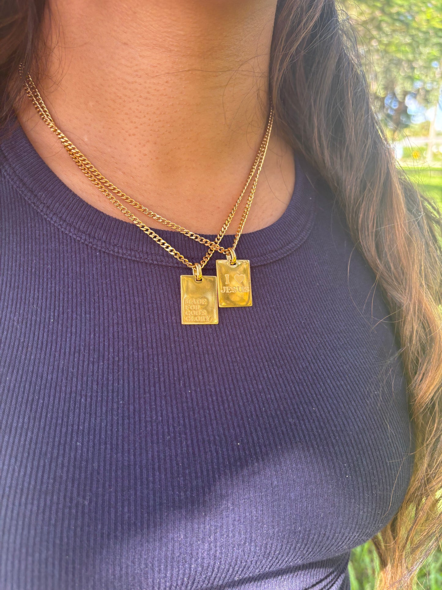 "I Love Jesus" Necklace