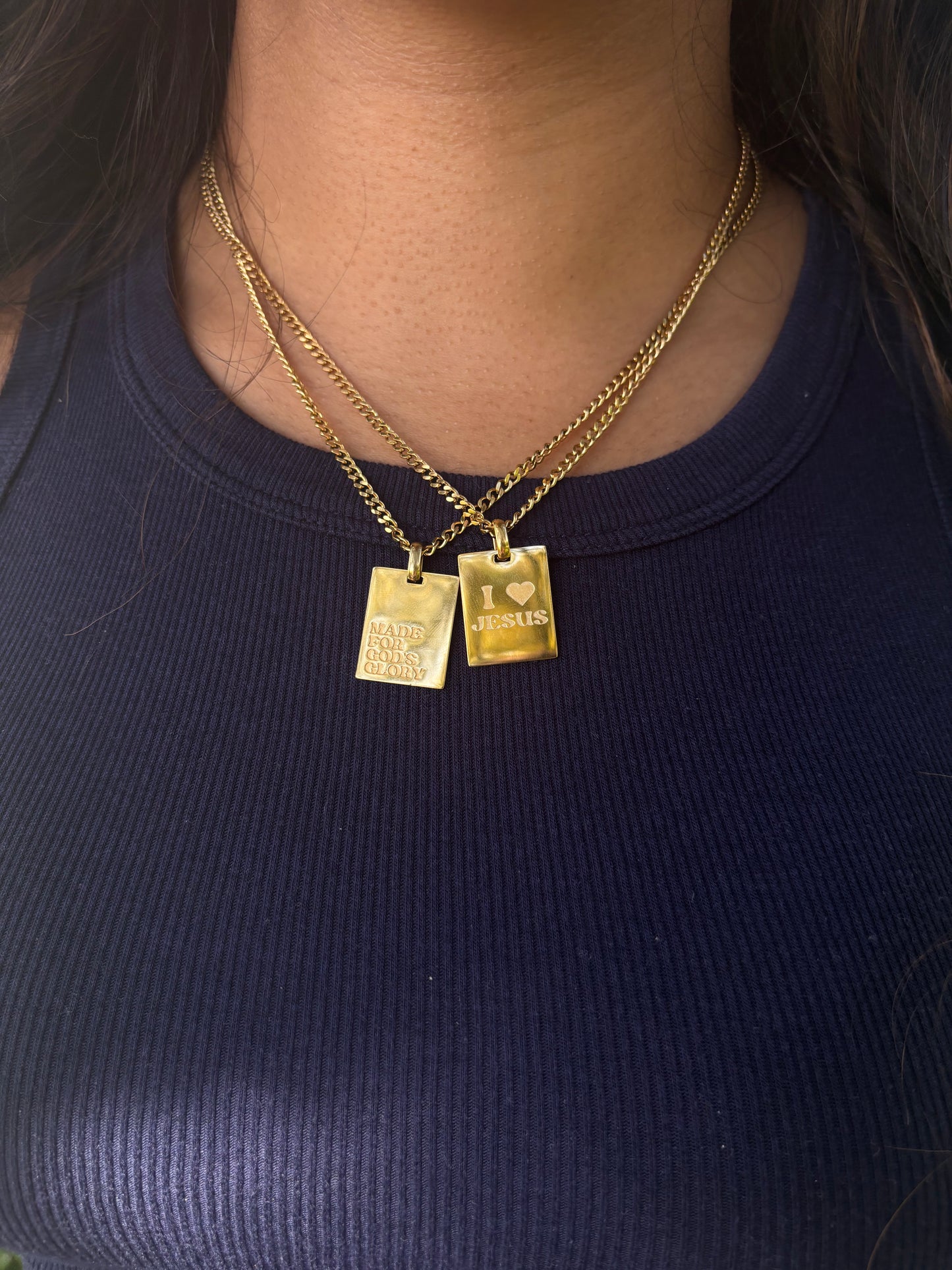 "I Love Jesus" Necklace